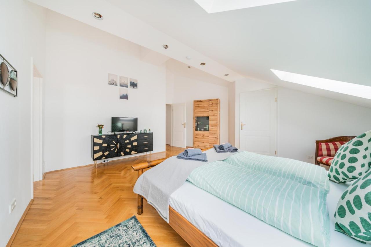 Penthouse Apartment - Sauna - Terrasse - Kamin - Ac Vienne Extérieur photo